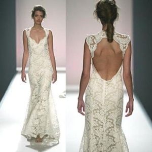Monique Lhuillier “Scarlet” Lace Wedding Dress